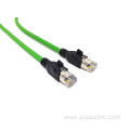 High quality 4-pole RJ45 Ethernet cable D-code